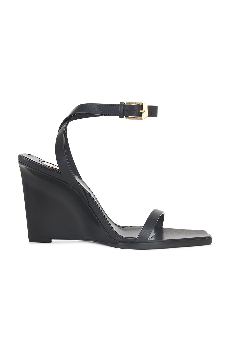 Wedge Сандалии Saint Laurent, Nero
