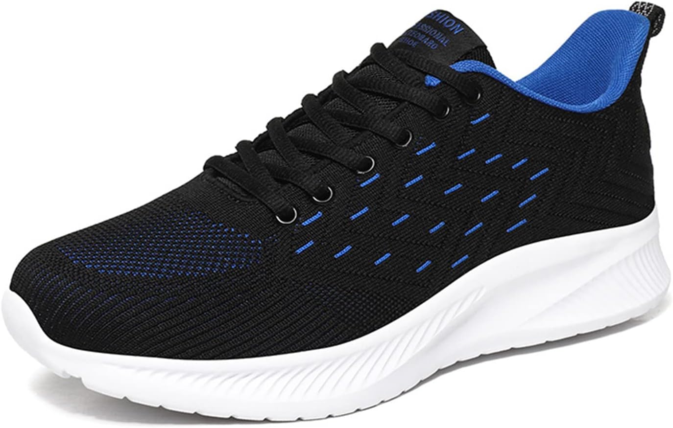 

Мужские повседневные дышащие кроссовки Cmadolrs с противоскользящей подошвой, легкие кроссовки для ходьбы, мужские шнурованные кроссовки для ходьбы, синий