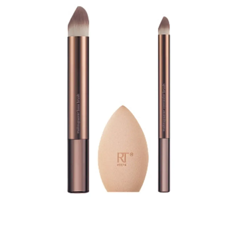 

Кисть для лица Makeupsaver sponge + brush estuche Real Techniques, 3 шт.