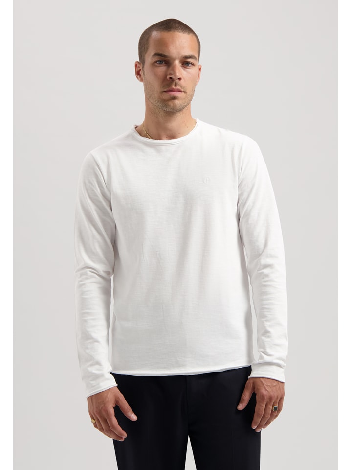 

DSTREZZED Белая рубашка с длинными рукавами