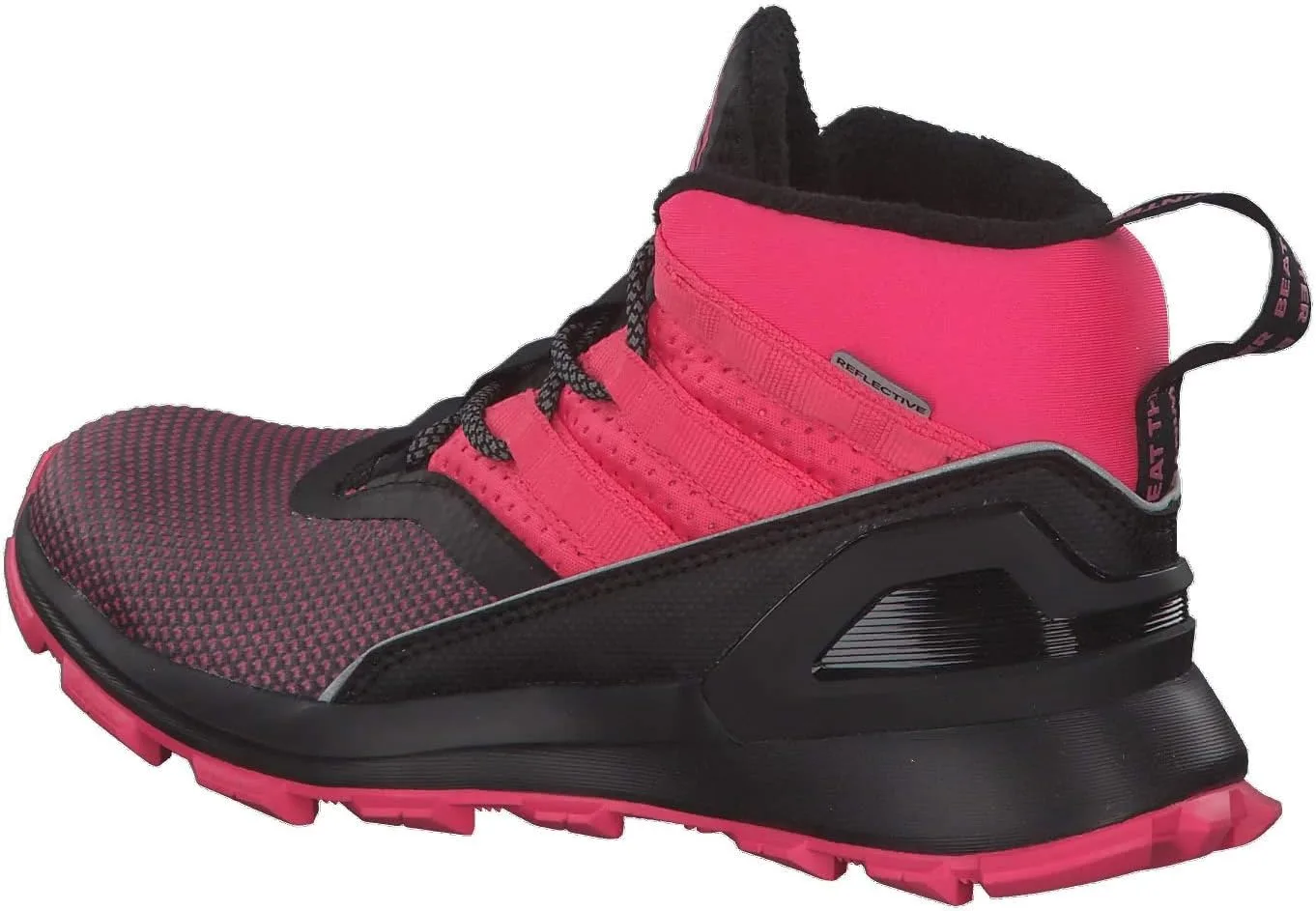 Детские кроссовки для трейлраннинга Adidas RapidaRun ATR BTW K Unisex, черный/розовый — фото 3