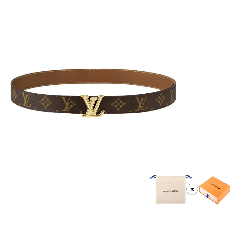 

LOUIS VUITTON Ремень реверсивный Lv Lv Dimension 30 мм, Brown