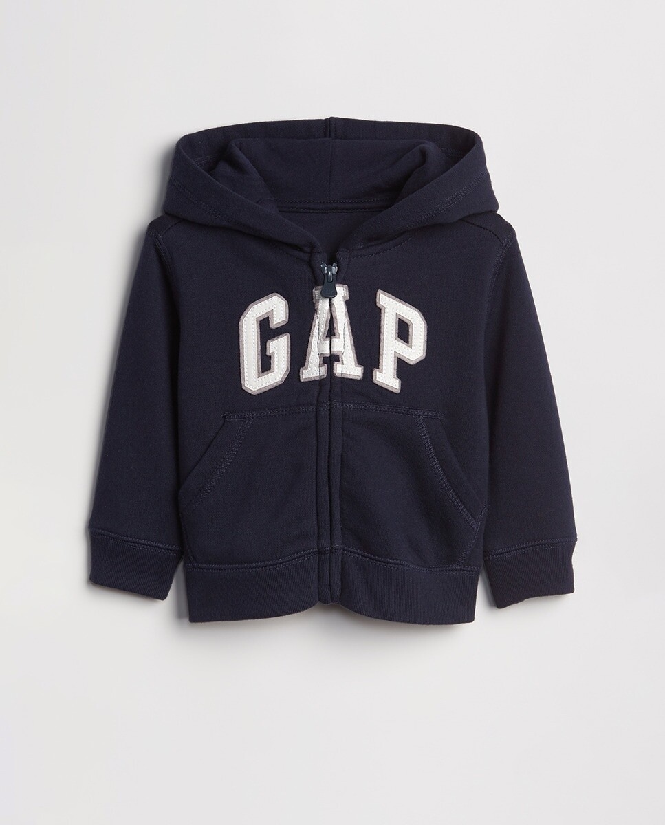 

Толстовка с капюшоном для мальчика с логотипом Gap, темно-синий