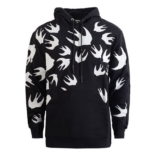 

Свитер Alexander McQueen Contrasting Colors Pattern Loose Hoodie 'Black'