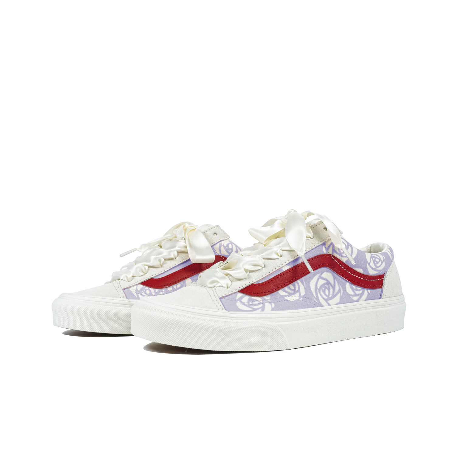 

Кроссовки Vans Style 36 Skateboarding Shoes Unisex Low-top White/purple/red, белый