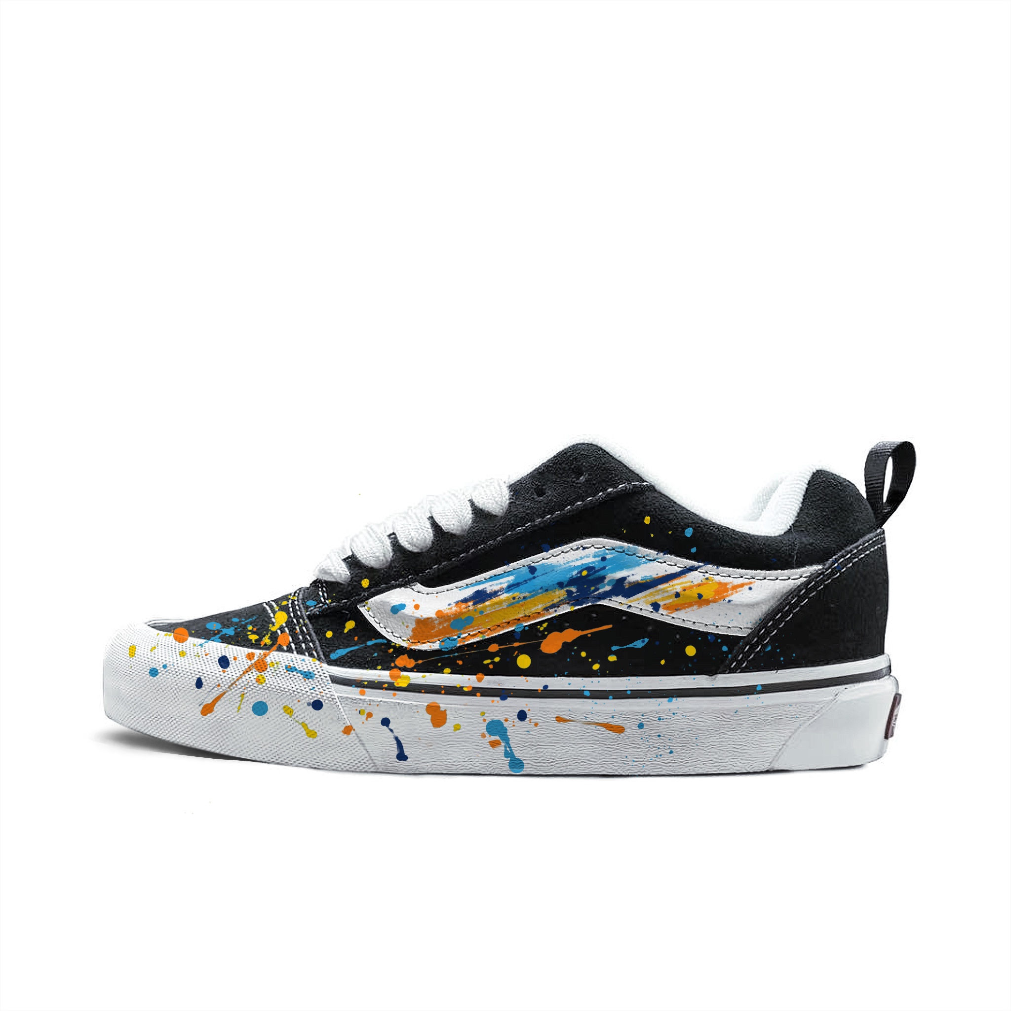 

Vans Knu Skool устойчивые к истиранию низкие скейтерские кроссовки унисекс желтые, цвет Yellow