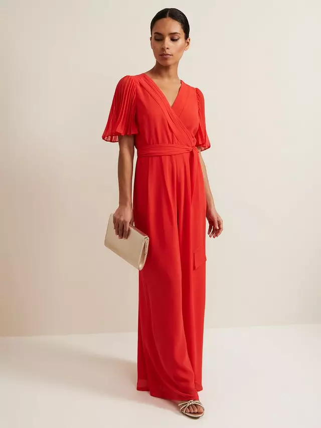 

Комбинезон Phase Eight Petite Kendall Wide Leg, оранжевый