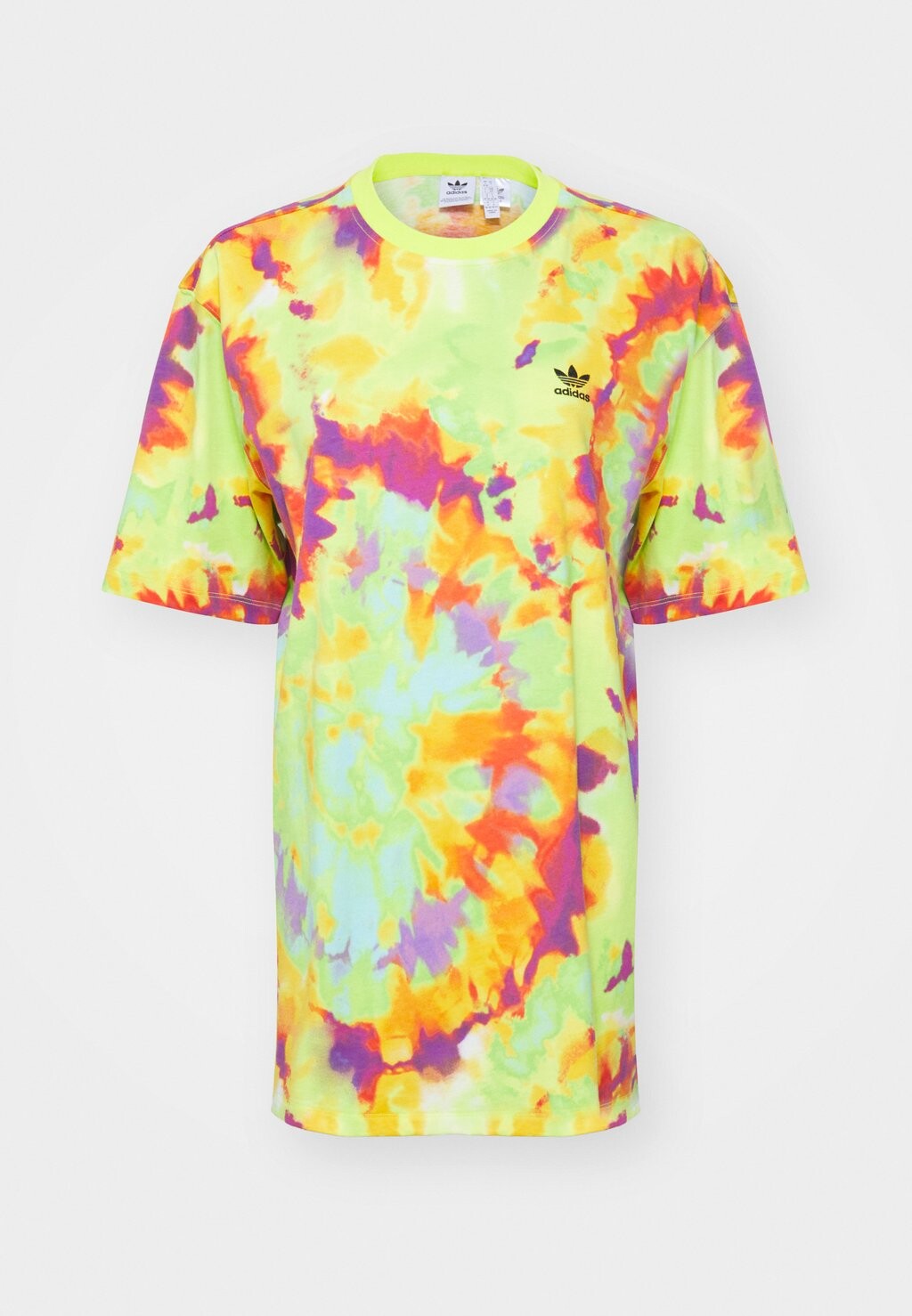 

Футболка с принтом Oversize Tee adidas Originals, желтый