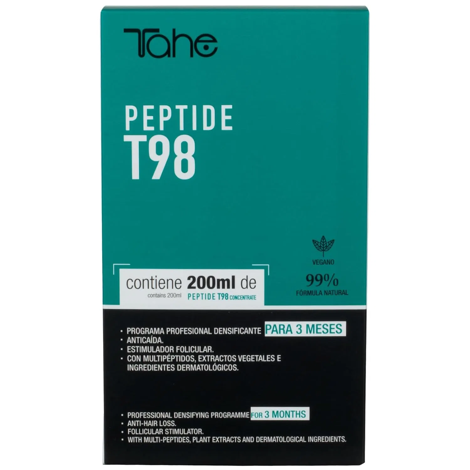 Программа против выпадения волос Tahe Peptide T98: концентрат 200 мл + шампунь 300 мл Tahe — фото 2
