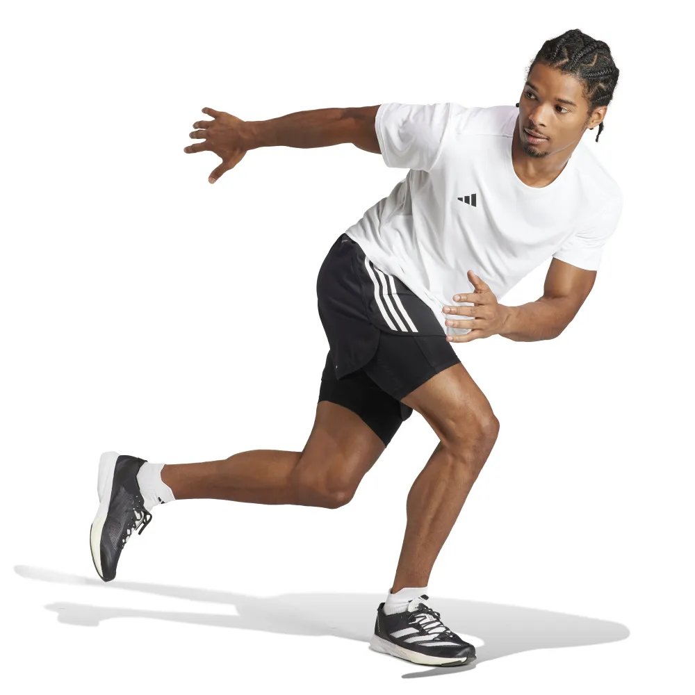 Футболка с коротким рукавом спортивная adidas Adizero Essentials, белый — фото 3