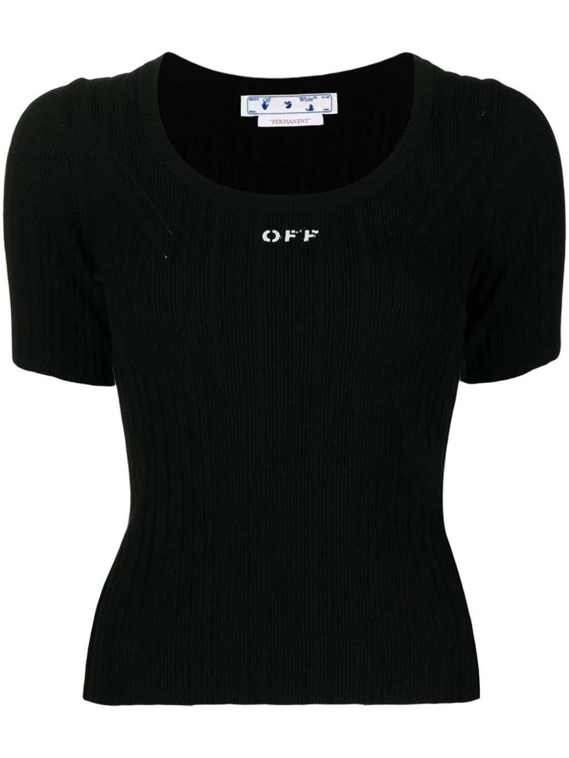 

Off-White футболка с логотипом, черный