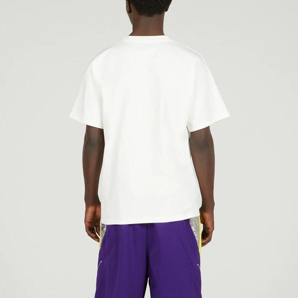 Футболка GUCCI print cotton T-shirt 'off white', белый — фото 3