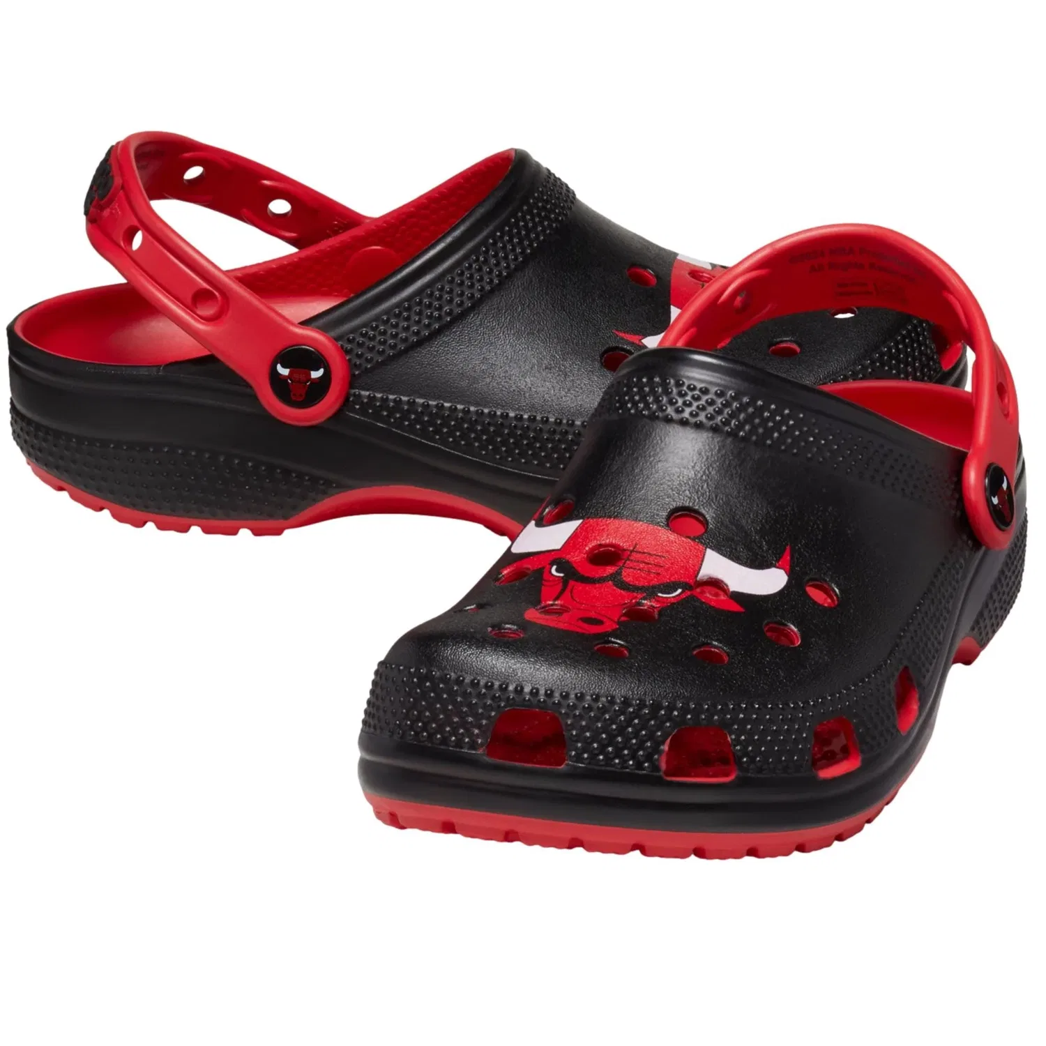 Мужские сабо Crocs NBA Classic Clogs Chicago Bulls 208650, синий — фото 2