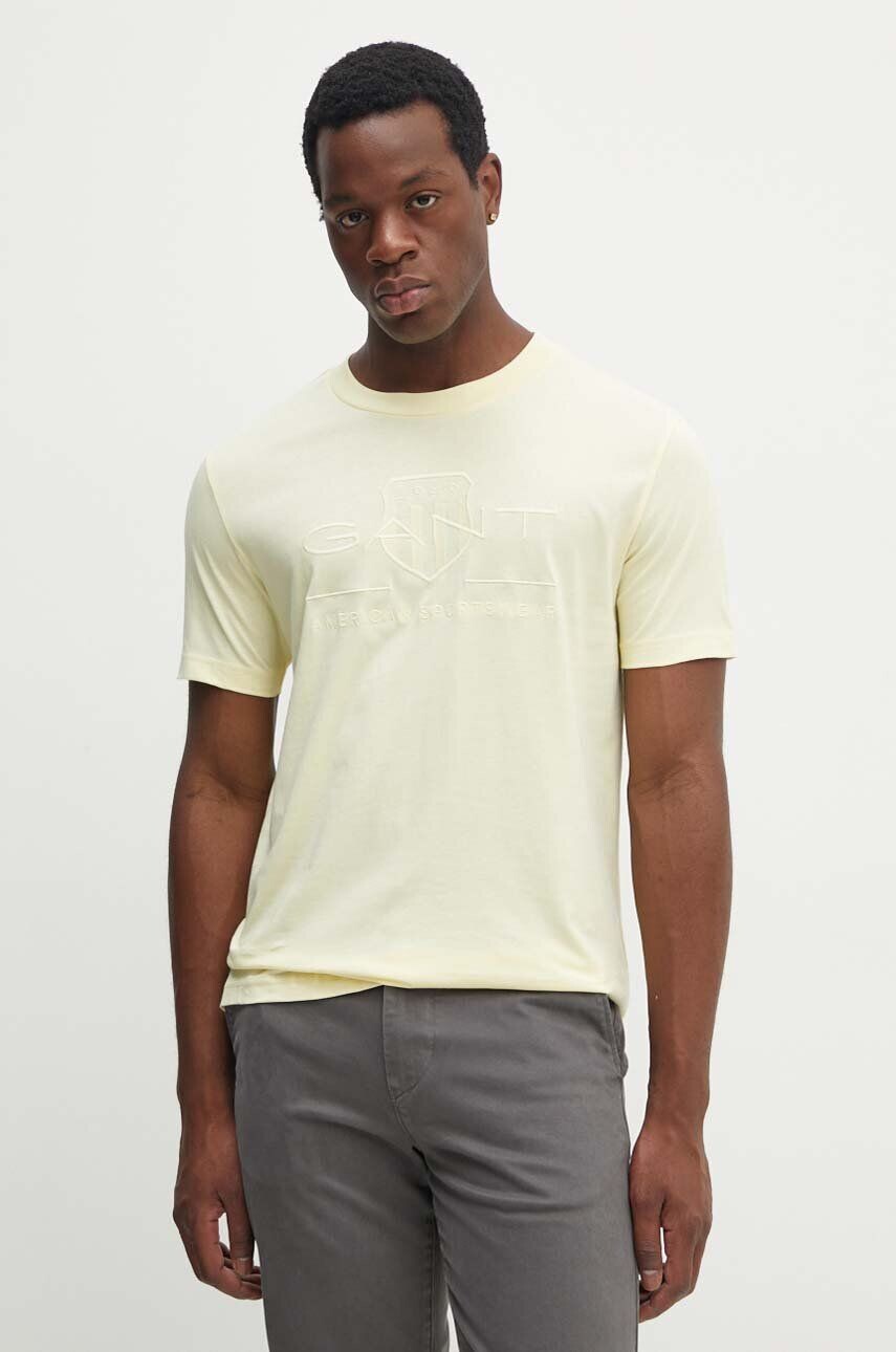 

Футболка Gant из хлопка, желтый