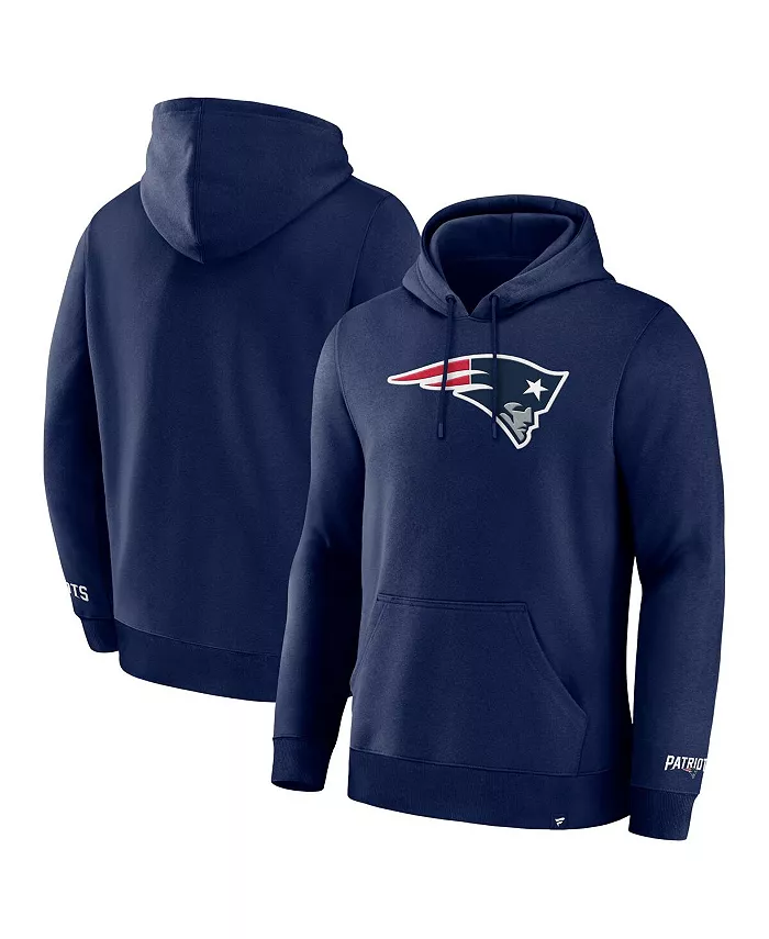 

Мужской синий флисовый худи с капюшоном New England Patriots Legacy Fanatics