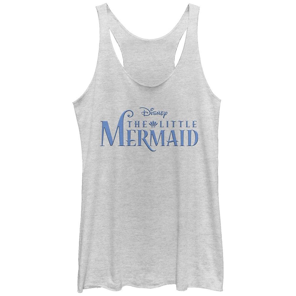 

Детская майка-борцовка с логотипом Disney's The Little Mermaid, цвет White Heather