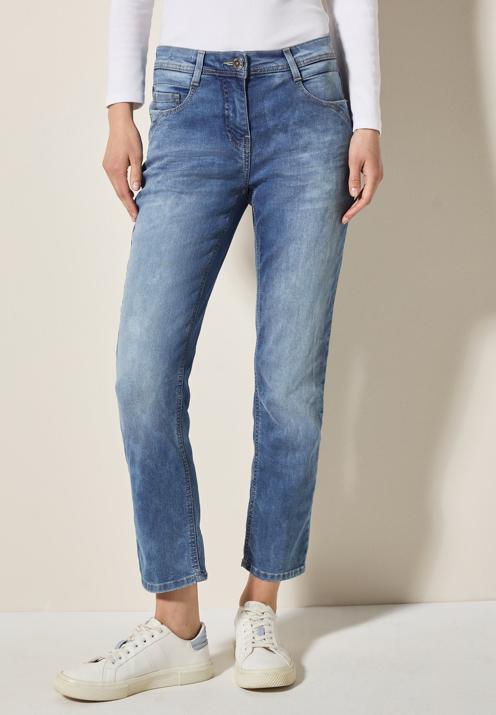 

Джинсы облегающего кроя 7/8 Cecil, цвет Blau