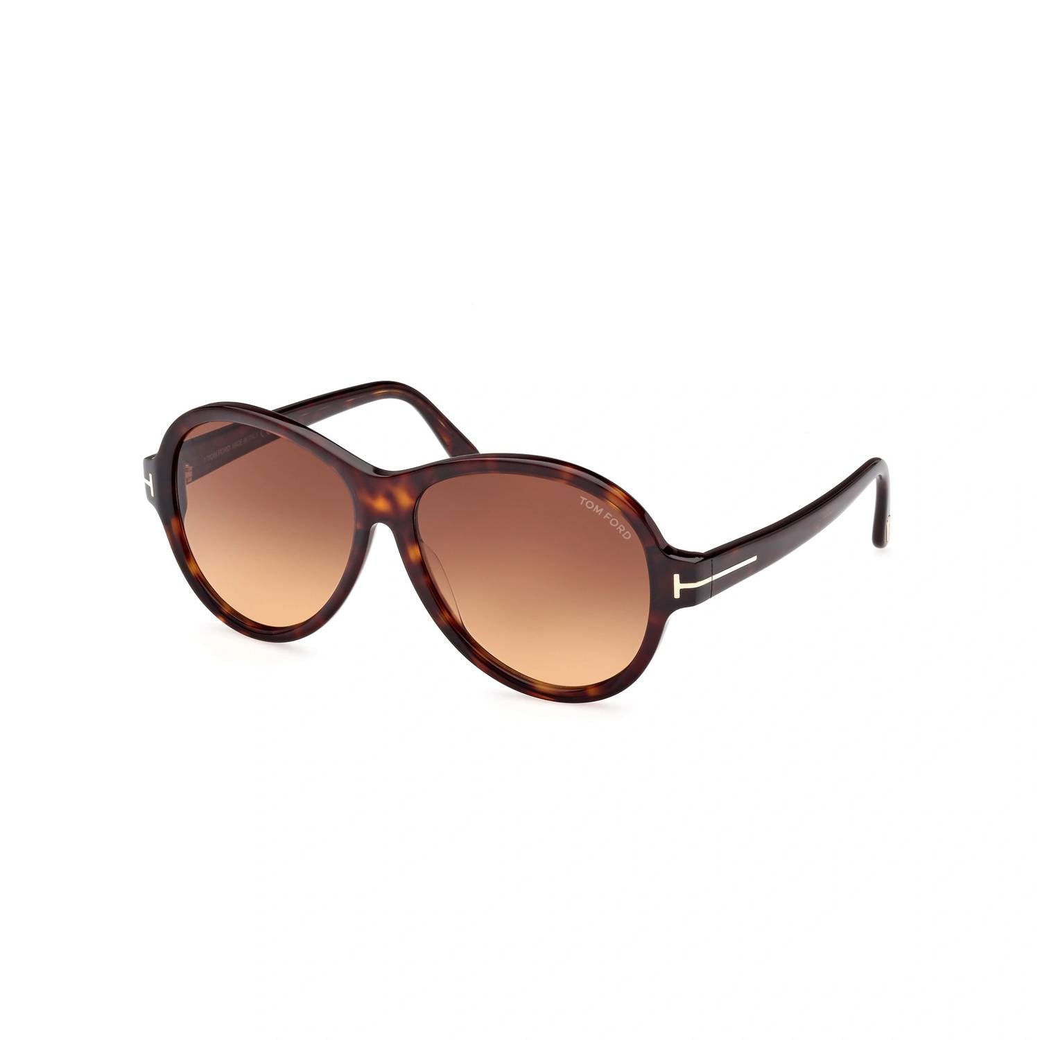

Женские солнцезащитные очки Ft1033 Camryn в цвете Dark Havana / Gradient Brown Tom Ford