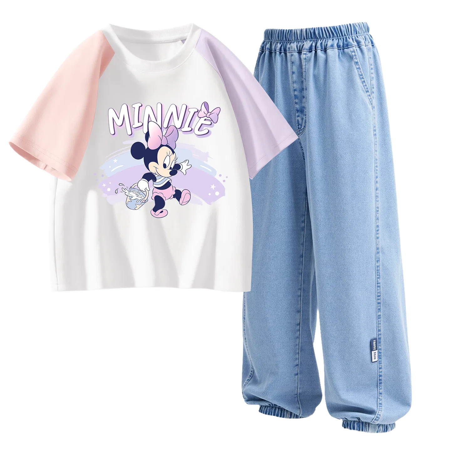 Спортивный костюм Disney Daisy Bow Minnie Pink+Denim Light Blue — фото 4
