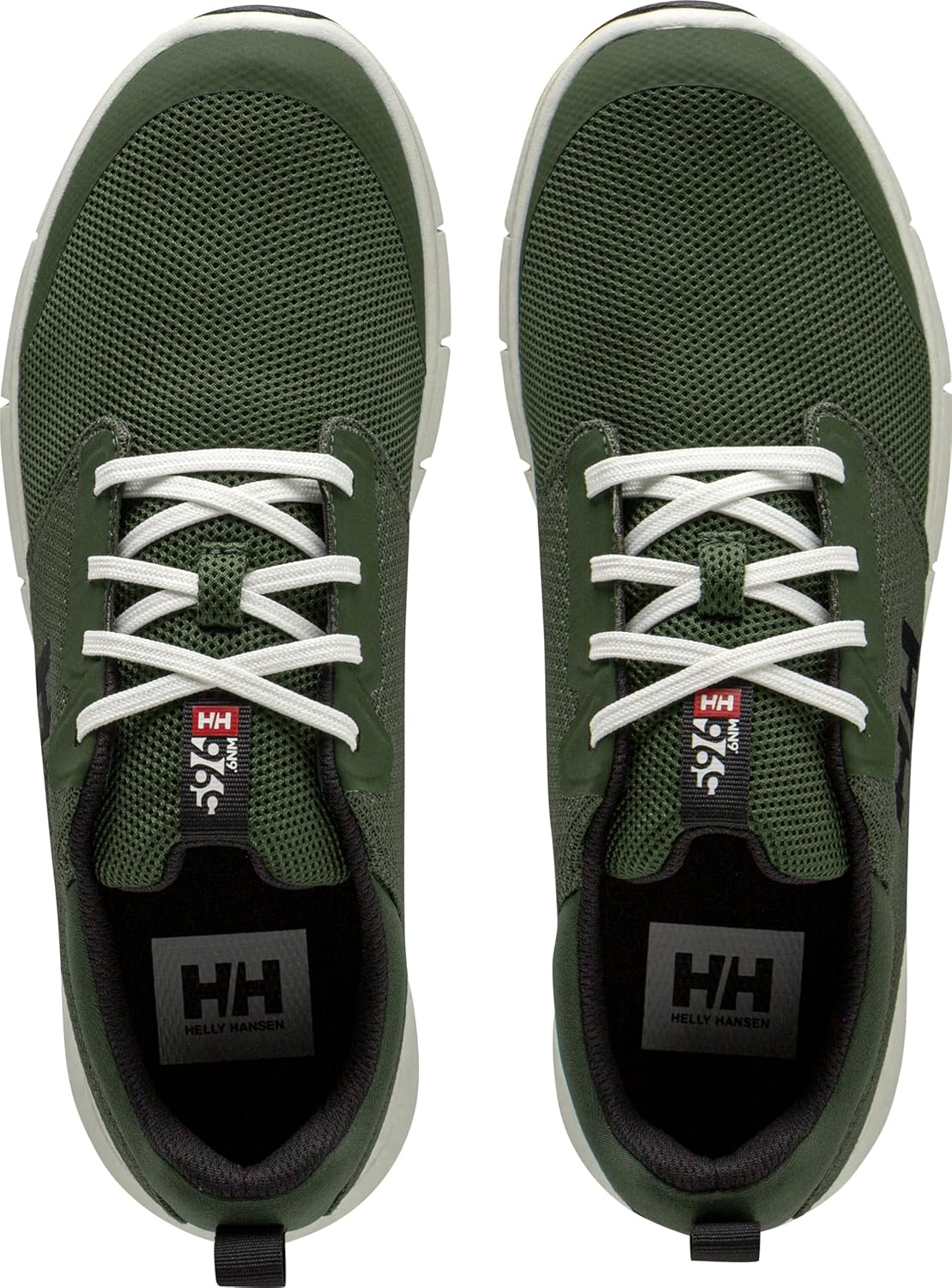Кроссовки Helly-Hansen Men's Feathering Shoes - Breathable Sailing Shoe - Flexible Non-Marking Boat Footwear - Footwear for Men Helly Hansen, 476 Spruce/Off White — фото 4