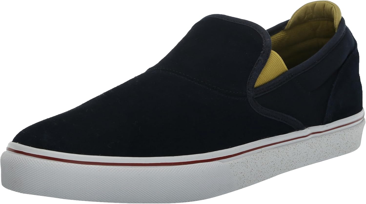 

Слипоны Emerica Wino G6 - лучшие слипоны из доступных, удобный доступ к конькам, усиленная конструкция, амортизация, подходят для повседневной носки до 2025 года, белый/синий/золотой/темно-синий