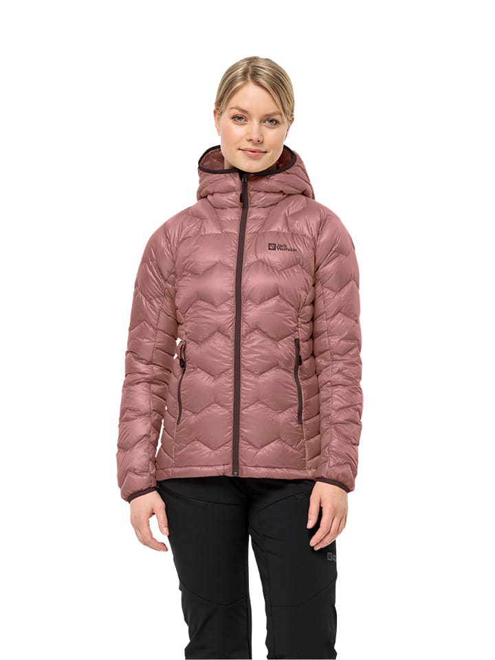 

Пуховик Jack Wolfskin Daunenjacke Alpspitze, розовый