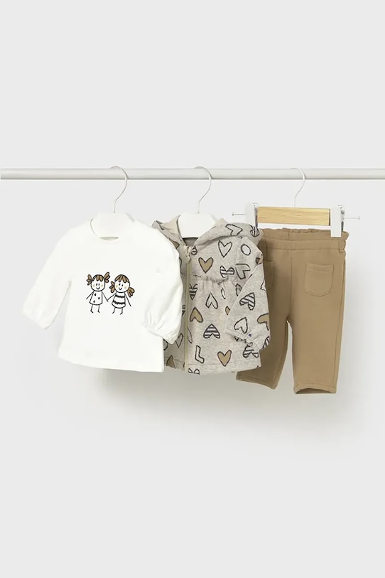 

Детский спортивный костюм Mayoral Newborn, коричневый