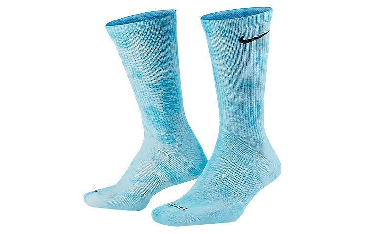 Носки Nike Unisex Everyday Plus Medium Stockings 2 Packs Blue/Red, красный — фото 3