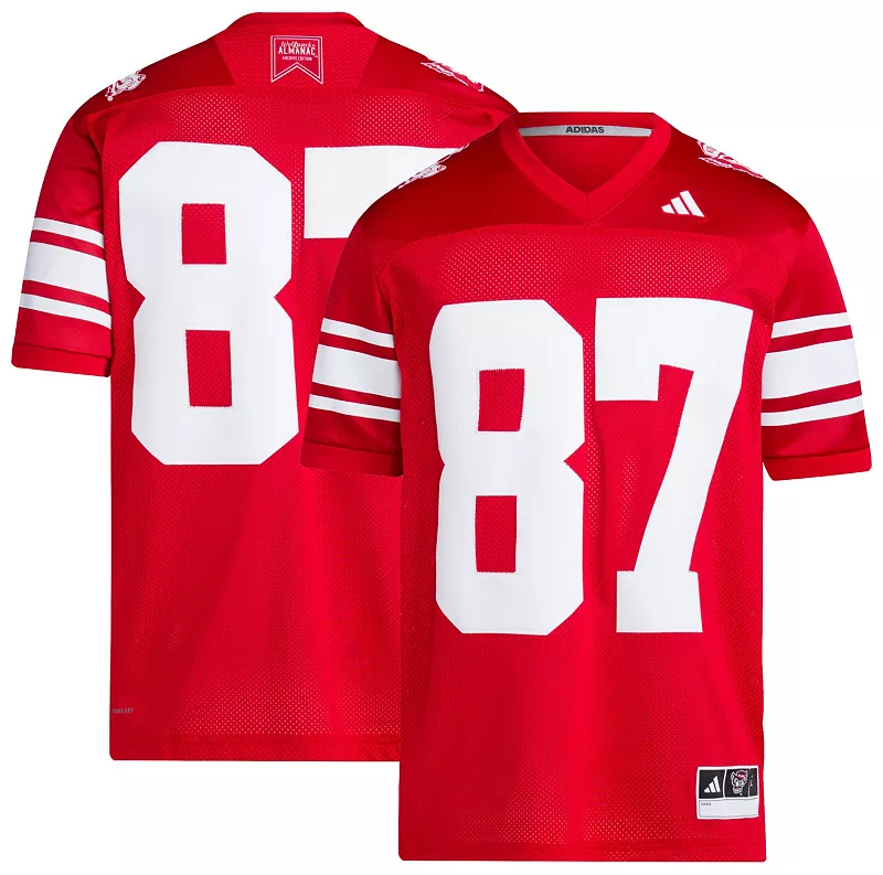

Мужская красная футбольная майка Adidas NC State Wolfpack Red Replica