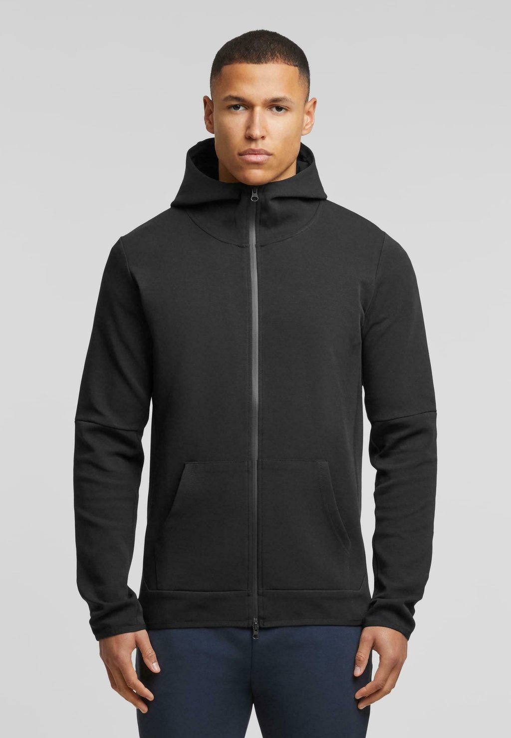 

Толстовка на молнии HOODED ZIPPER Mister Tee, черный