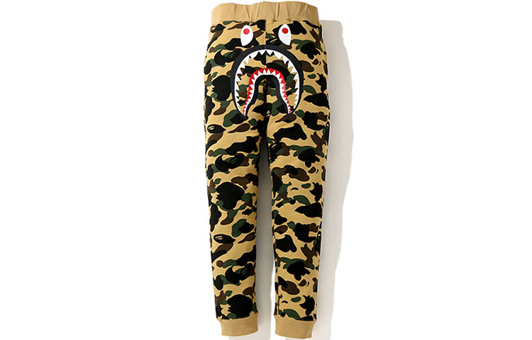 

Трикотажные спортивные штаны Shark Series для мужчин A Bathing Ape, зеленый