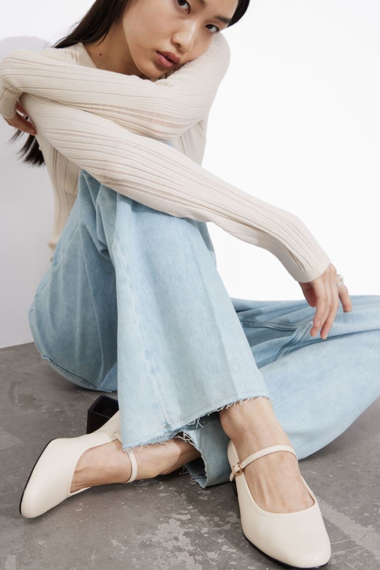 

Туфли Мэри Джейн и другие истории H&M, бежевый