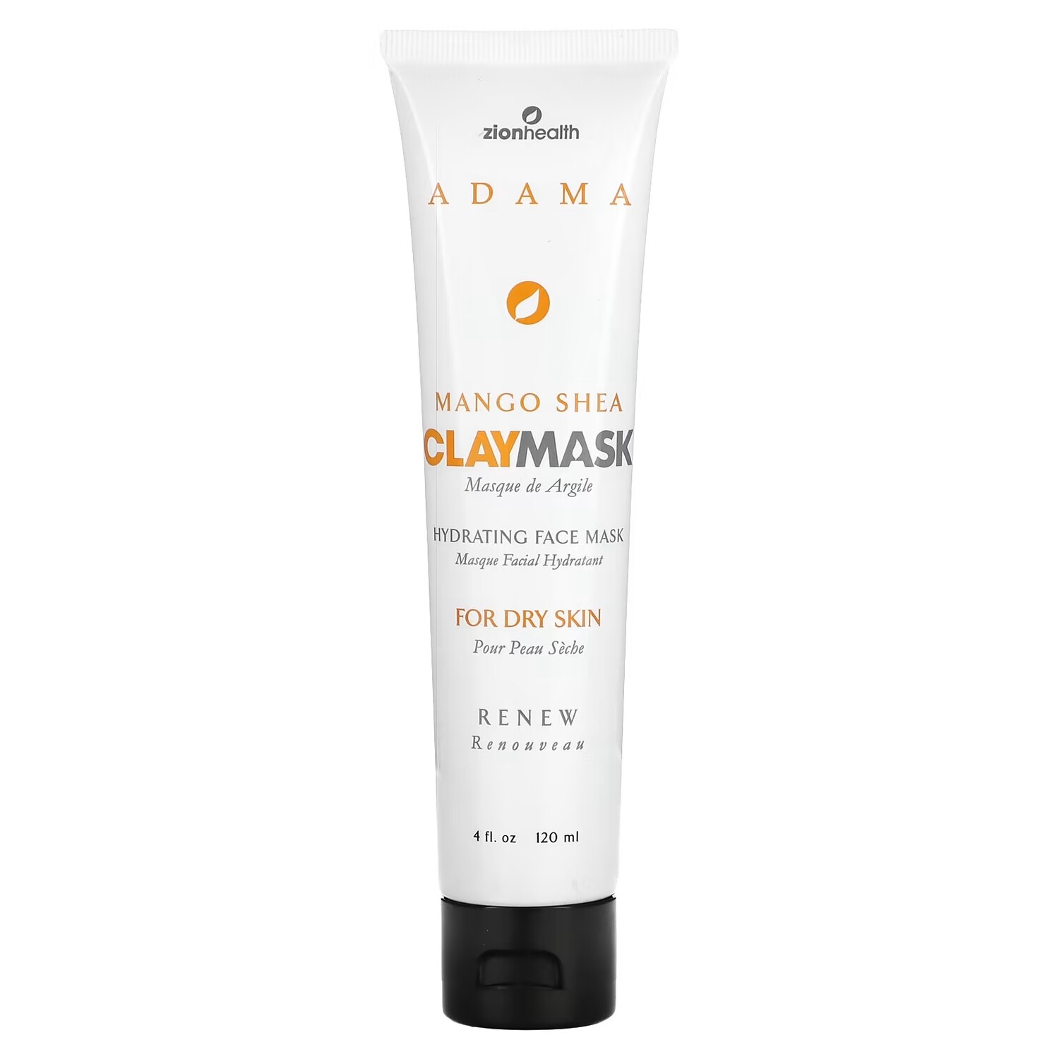 

Zion Health Claymask Mango Shea, 4 жидких унции (120 мл)