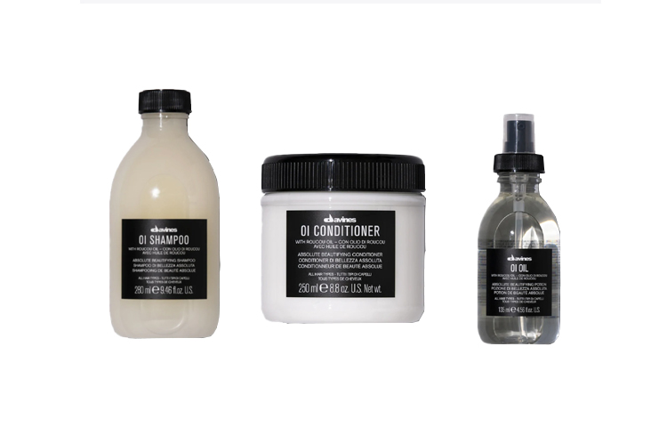 Набор средств для волос Davines OI Absolute Beautifying: шампунь, 90 мл + кондиционер, 75 мл + масло для волос, 50 мл — фото 2