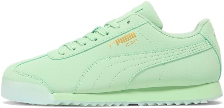 Кроссовки Puma Unisex-Child Roma, зеленый/голубой — фото 4