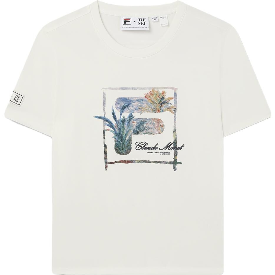 

ФИЛА Женская футболка FILA, цвет Ceramic White
