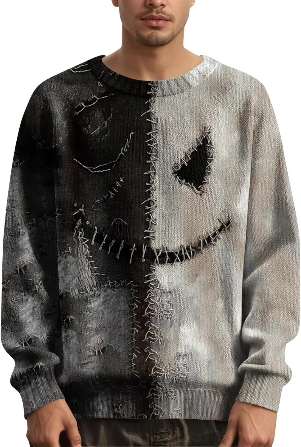 

Толстовка с капюшоном Halloween, принт с аппликацией Kvsozwuty