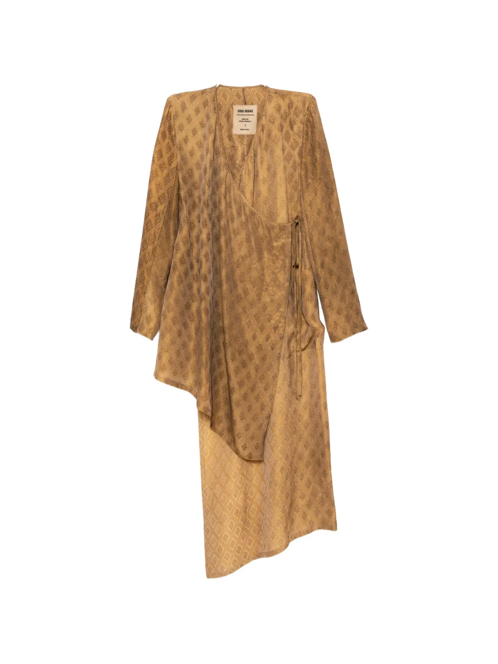 

Куртка Kunto с жаккардовым плетением «алмаз» Uma Wang, желтый