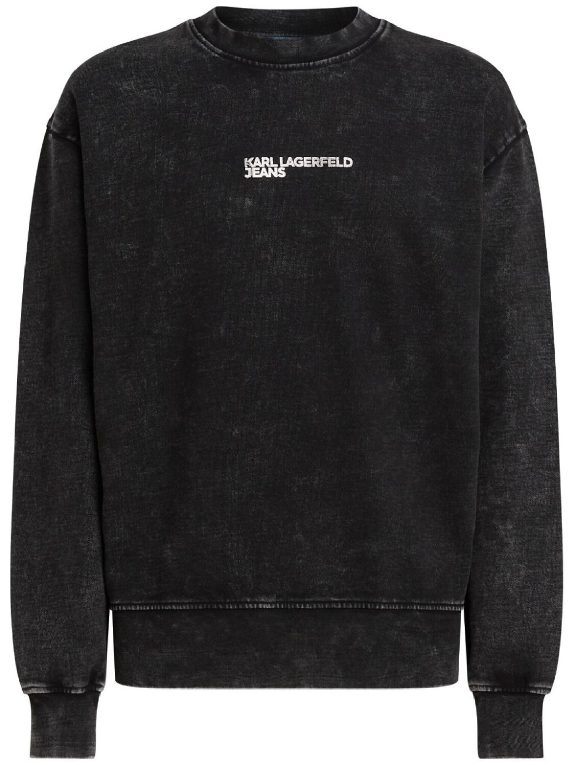 

Кислотно-стираемая толстовка Karl Lagerfeld Jeans, черный