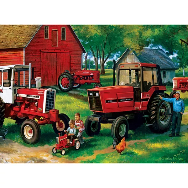 Пазл Masterpieces для взрослых из 500 деталей - Farmall, 4 шт. Masterpieces Puzzles, multicolor — фото 3