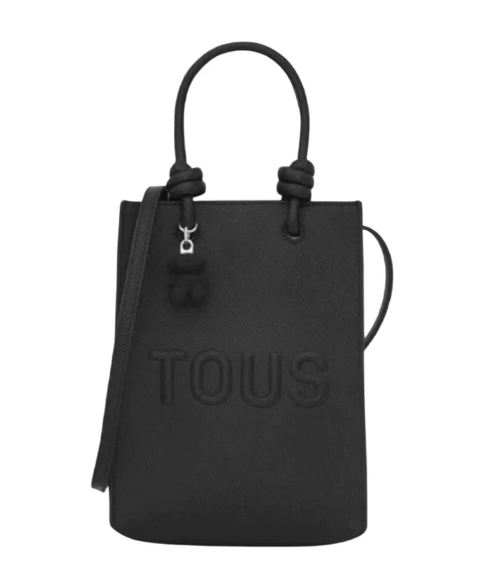 

Черная синтетическая женская сумочка Tous, черный