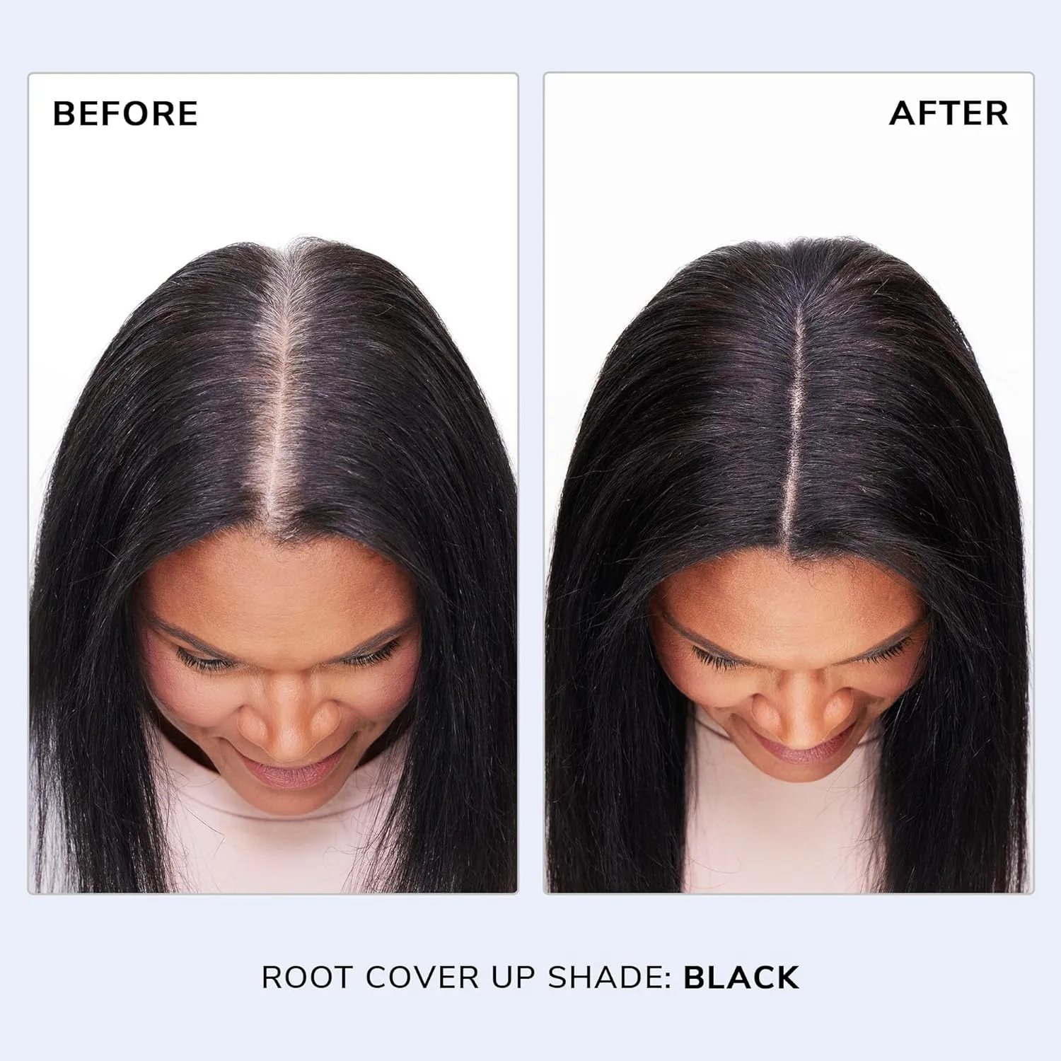 COLOR WOW Root Cover Up - Мгновенное закрашивание седины и подкрашивание | Водо- и потоустойчивое | Не оставляет следов | Удостоенная наград формула, Black — фото 3