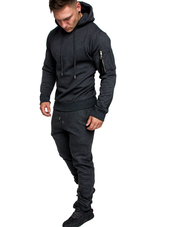 

REPUBLIX Спортивный костюм ELIJAH антрацитового цвета