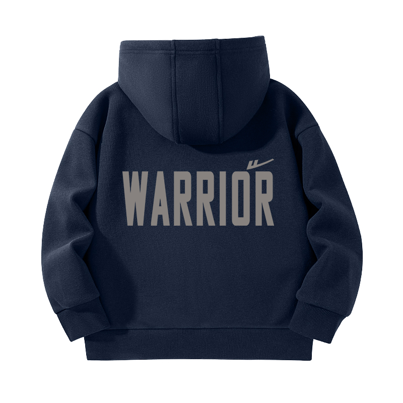 Толстовка с капюшоном утепленная Unisex WARRIOR, черный/h silicone huili белый k+h long серый english b — фото 3