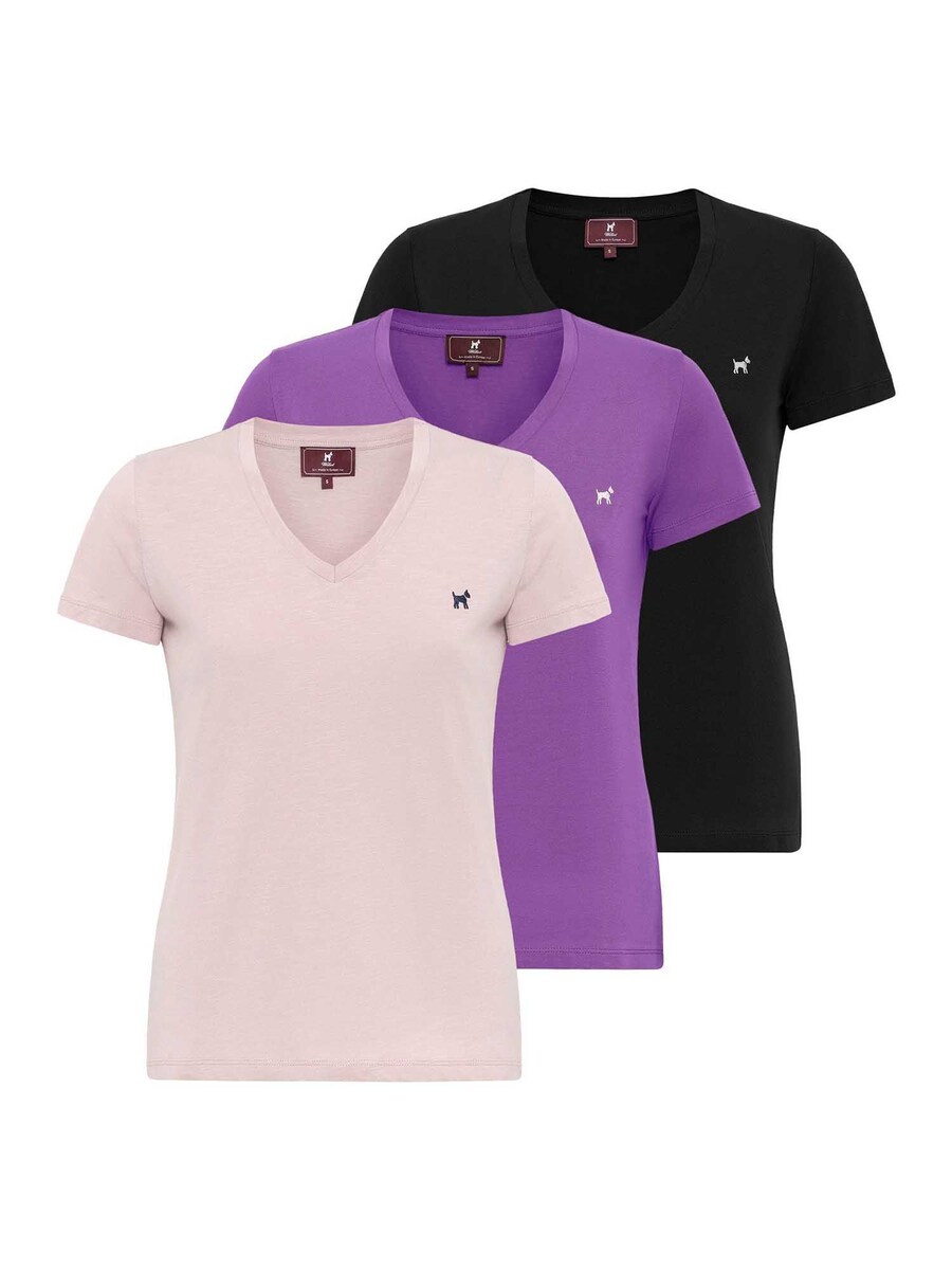 

Рубашка Williot Benevento, цвет Dark purple/Rose/Black