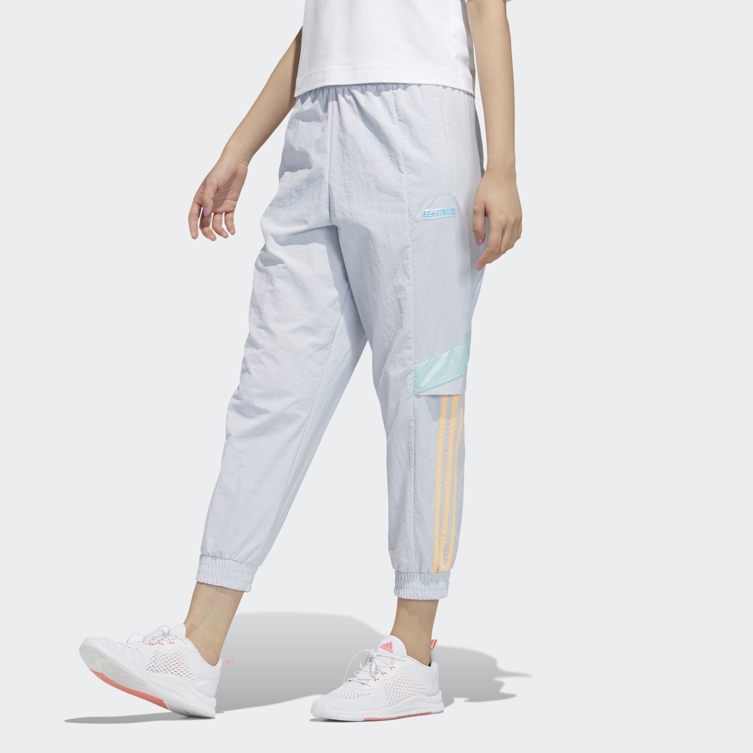 Adidas Neo Спортивные штаны женские синие — фото 4
