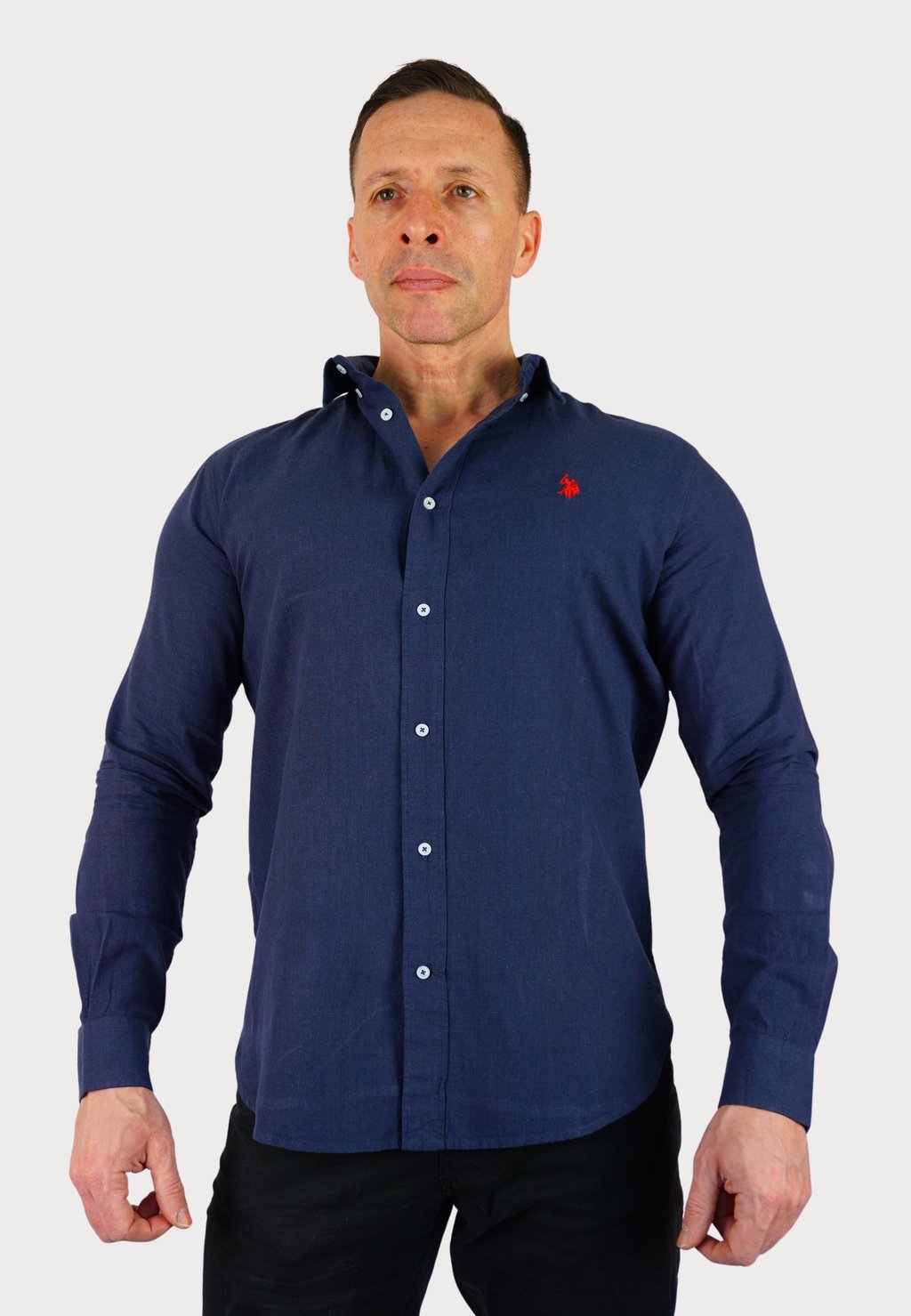 

Рубашка U.S. POLO ASSN. HEMD, темно-синий