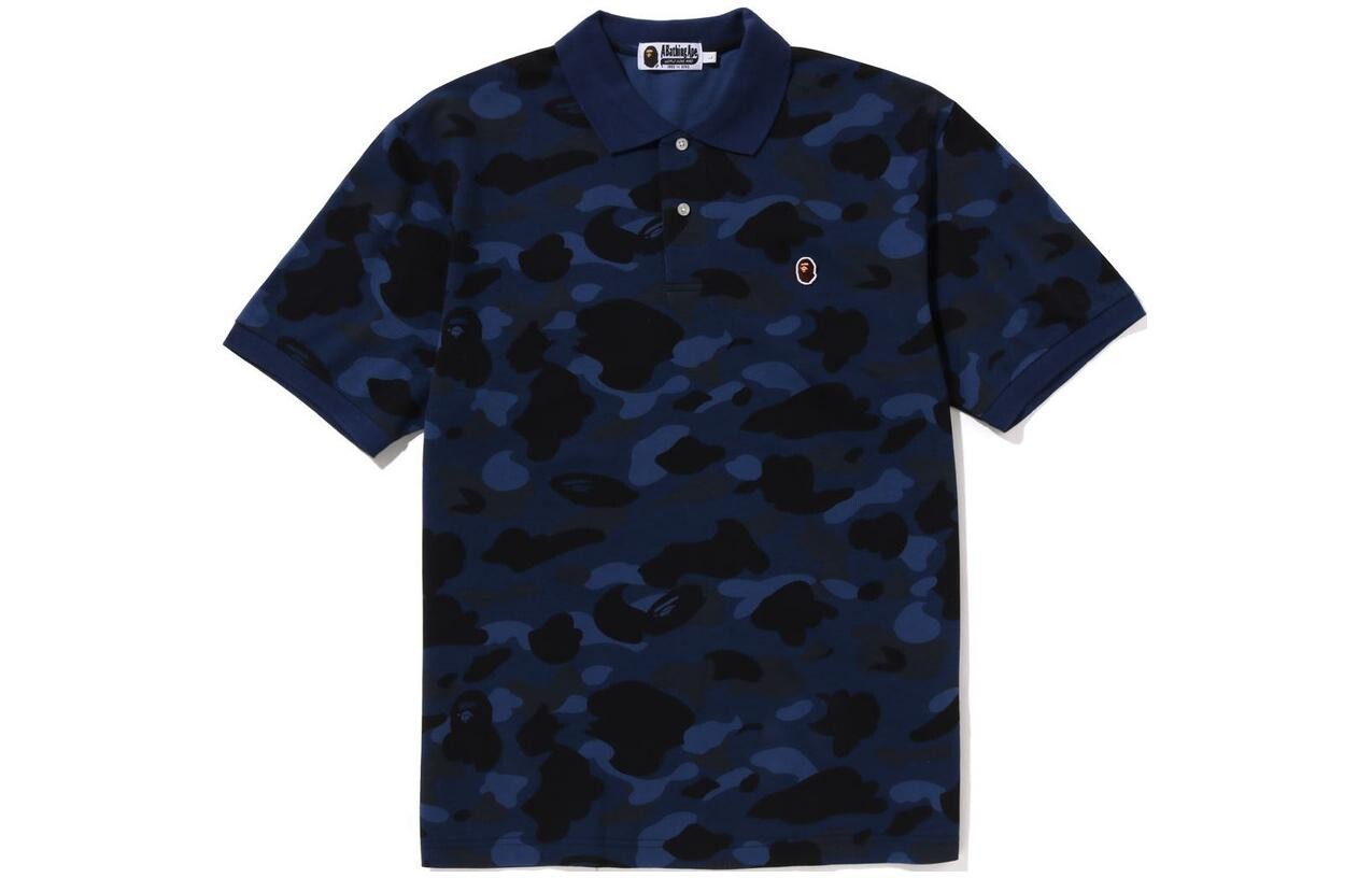 

Рубашка поло мужская A Bathing Ape, фиолетовый