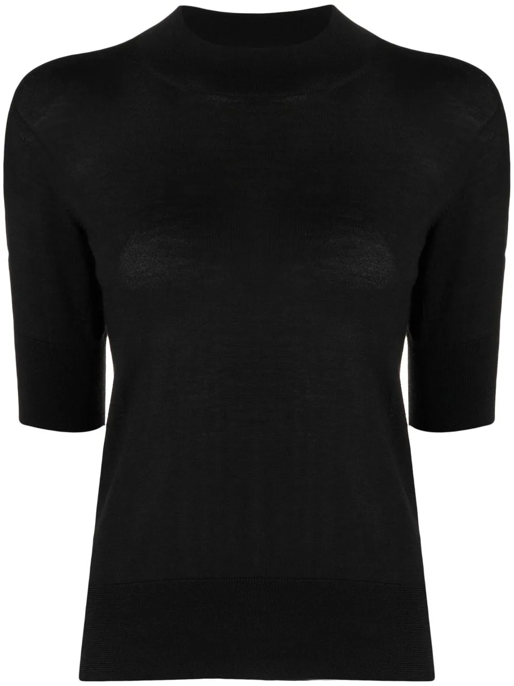 

Топ тонкой вязки JIL SANDER, черный