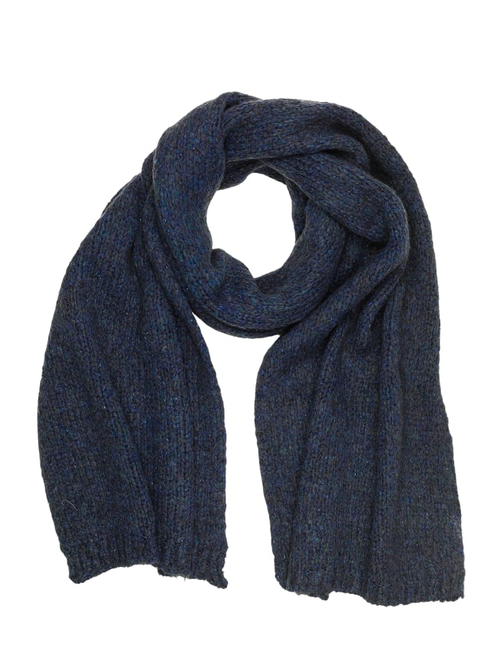 

Зимний шарф "Меринос" синего цвета collezione alessandro